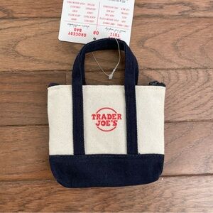 Trader Joe's Micro Canvas Tote Bag